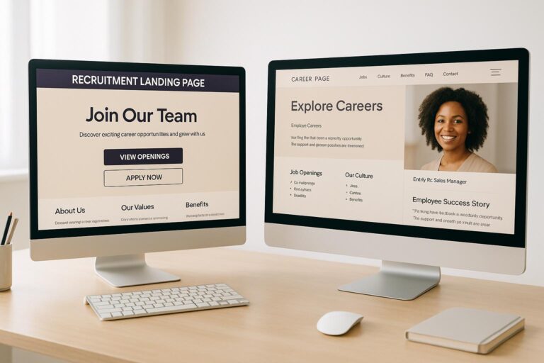 Recruitment Landing Pages vs. Career Pages – Which Converts Better?