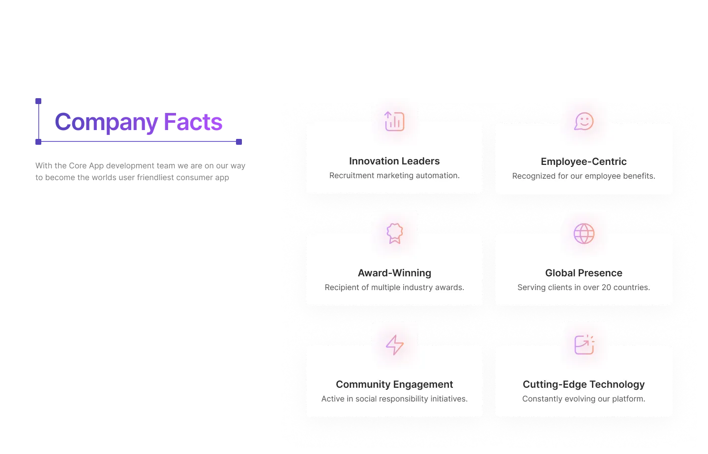 Template 3 - Company Facts
