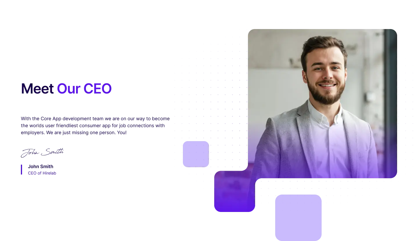 Template 1 - Testimonials